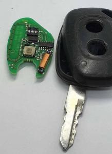 Faulty remote car key