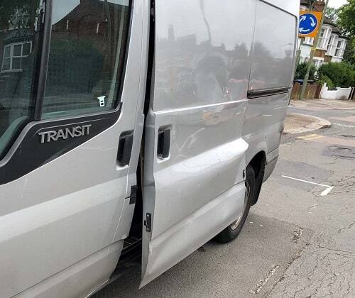 van security lock prevented a break-in attempt