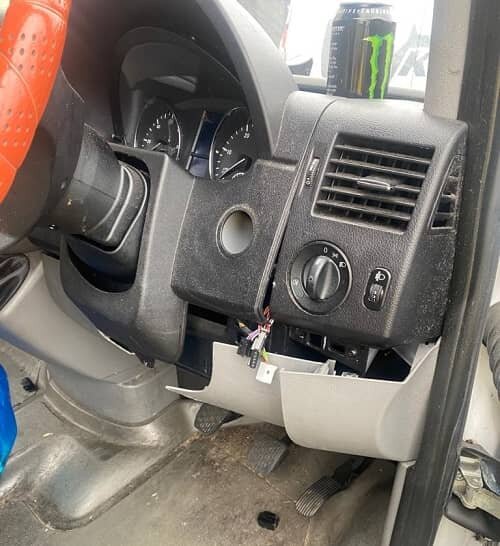 MERCEDES BENZ SPRINTER 2015 stolen ignition switch