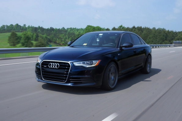 Black Audi A6