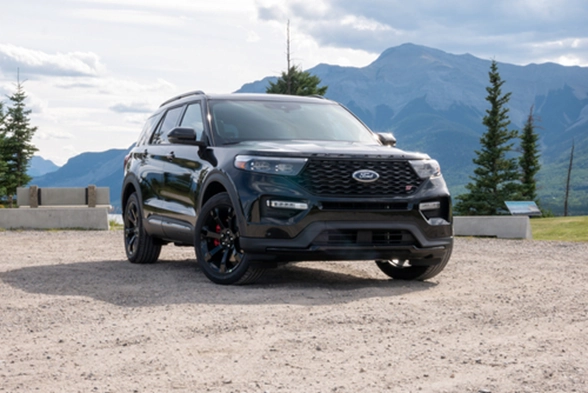Black ford Explorer